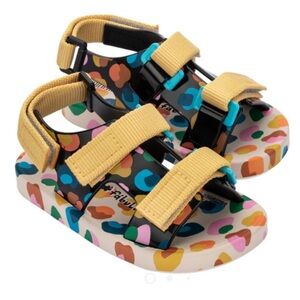 Mini Melissa Pingpong + Fabula Sandal size 4